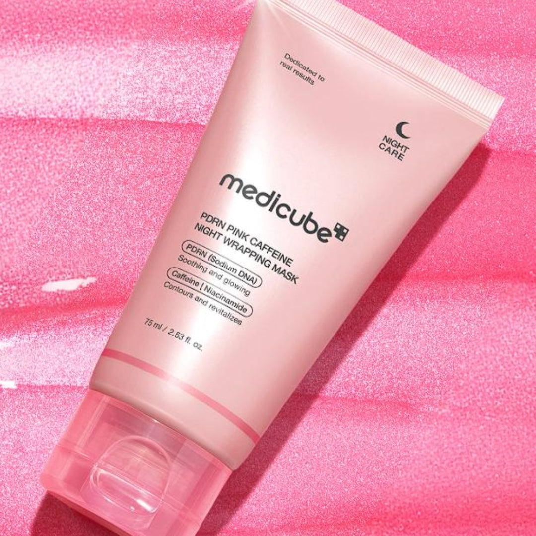 Medicube PDRN Pink Caffeine Overnight Wrapping Mask 75ml