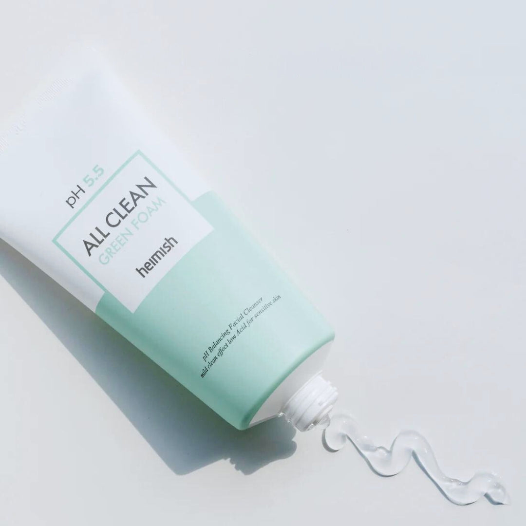 All Clean Green Foam 150ml HEIMISH – Limpiador Facial Vegano para Piel Sensible 2