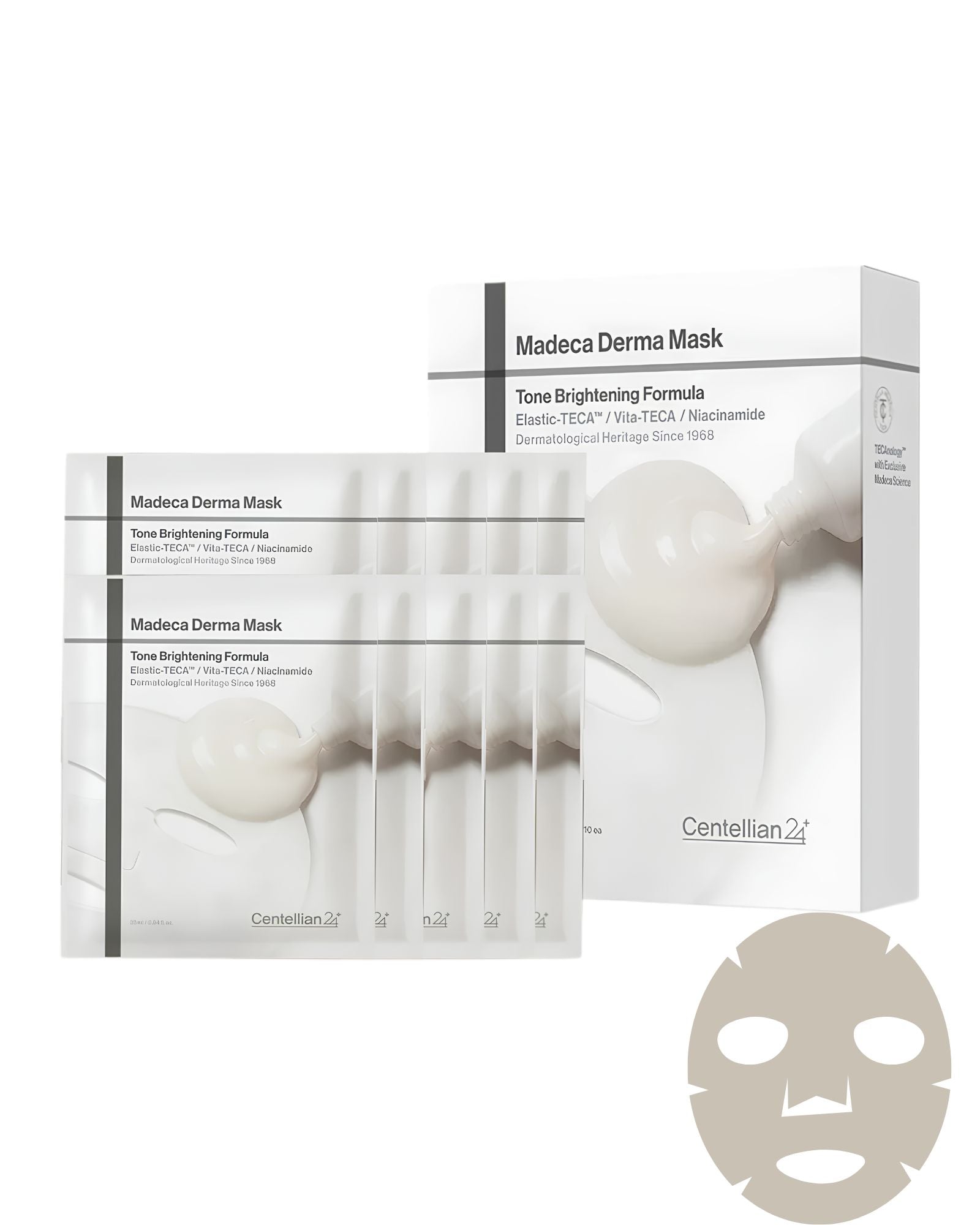 Centellian24 Madeca Derma Mask Tone Brightening Formula Set 10x25ml