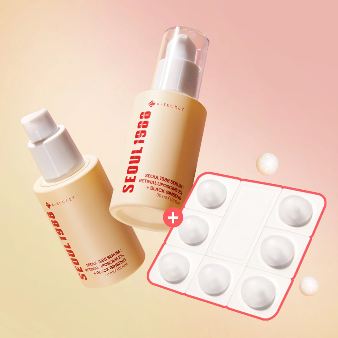 K-SECRET Seoul 1988: Retinal Liposome 2% + Black Ginseng Double Set