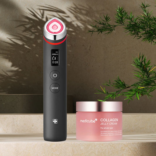 Medicube AGE-R Booster Pro + Collagen Jelly Cream Kit