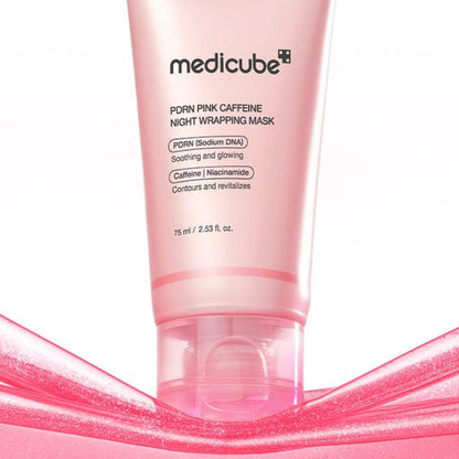 Medicube PDRN Pink Caffeine Overnight Wrapping Mask 75ml