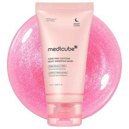Medicube PDRN Pink Caffeine Overnight Wrapping Mask 75ml