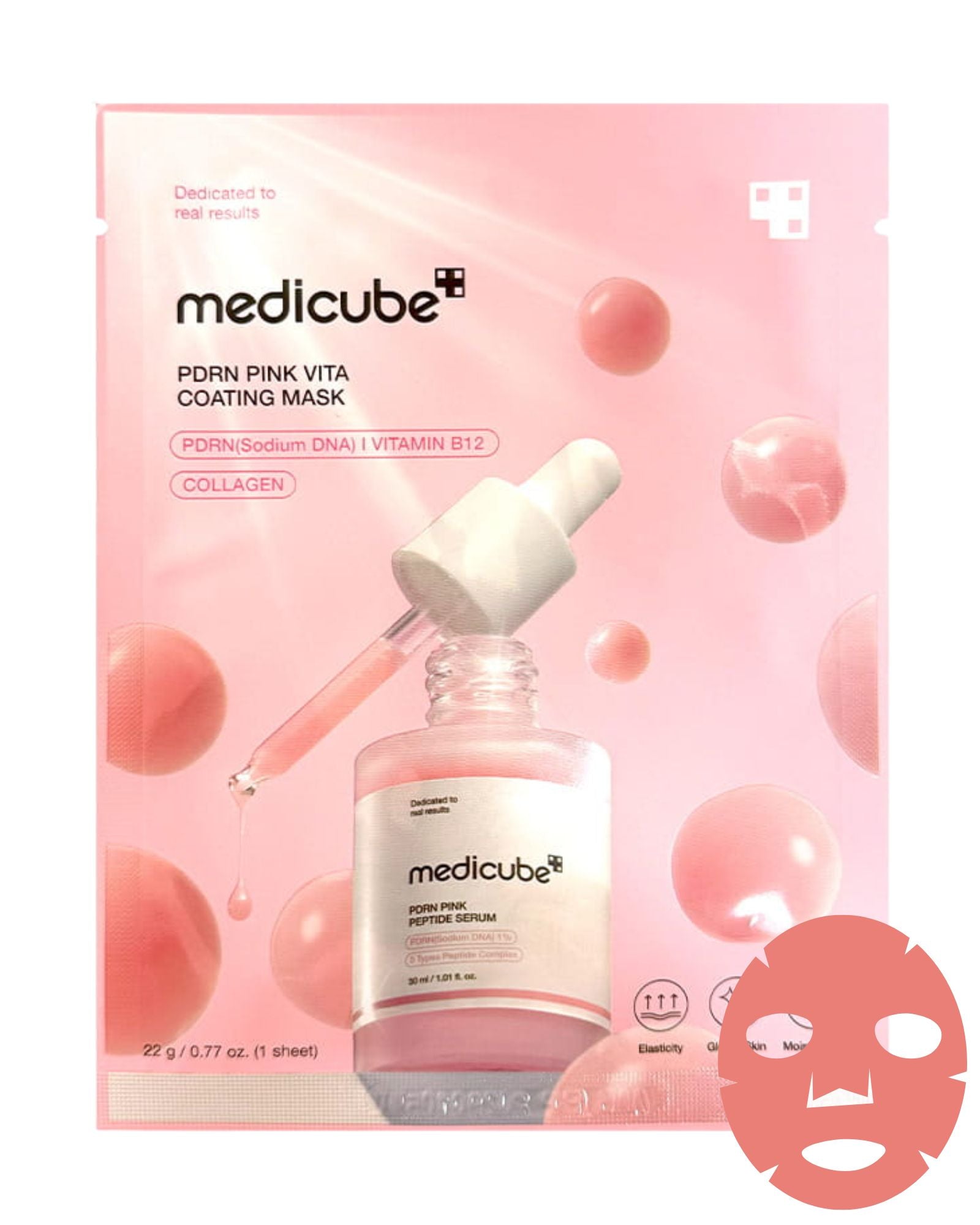 Medicube PDRN Pink Vita Coating Mask 22g