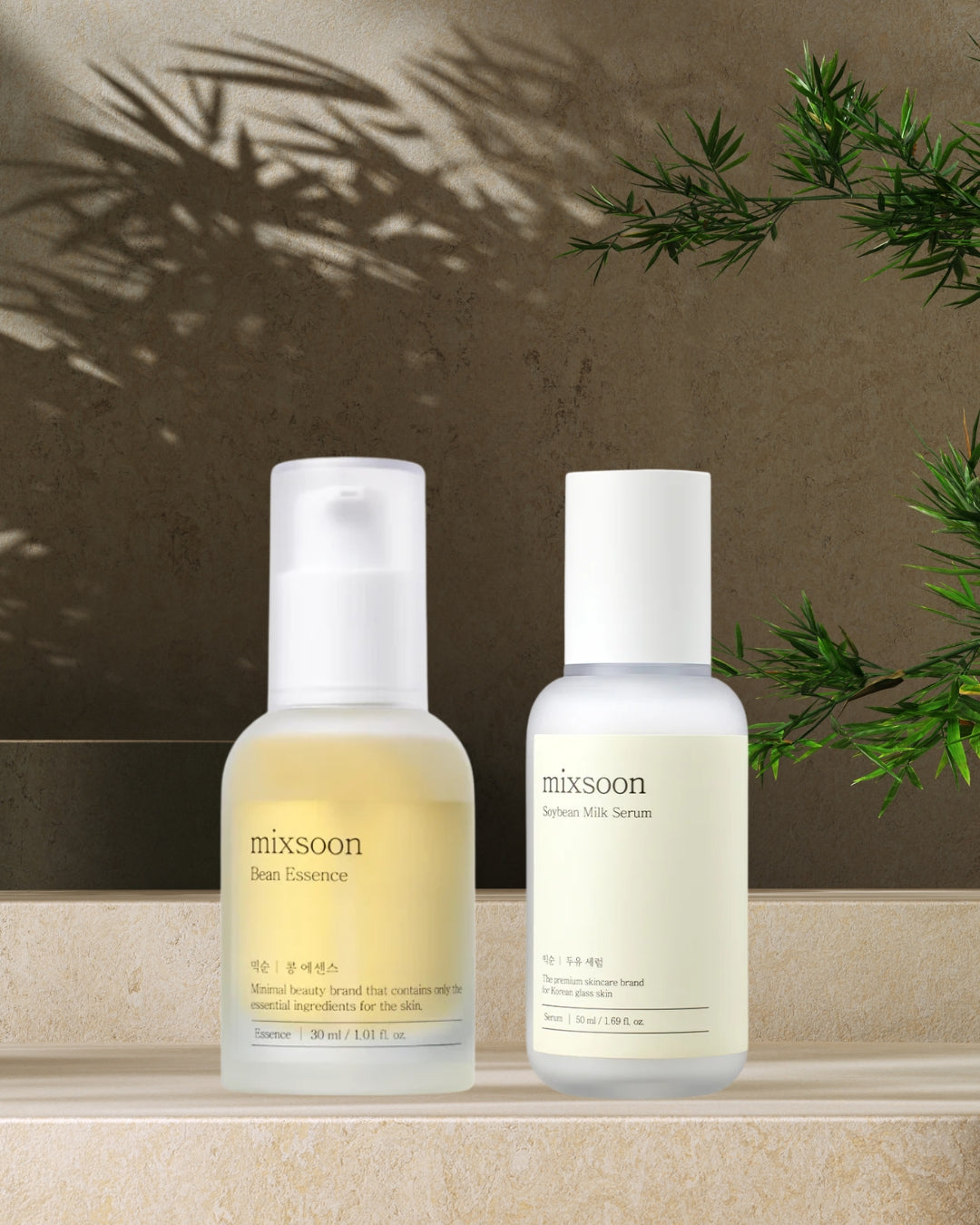 Mixsoon Bean Essence & Soybean Serum Duo Set
