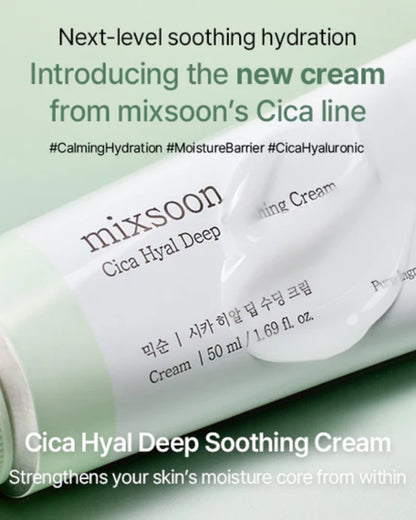 Mixsoon Cica Hyal Deep Soothing Cream 50ml