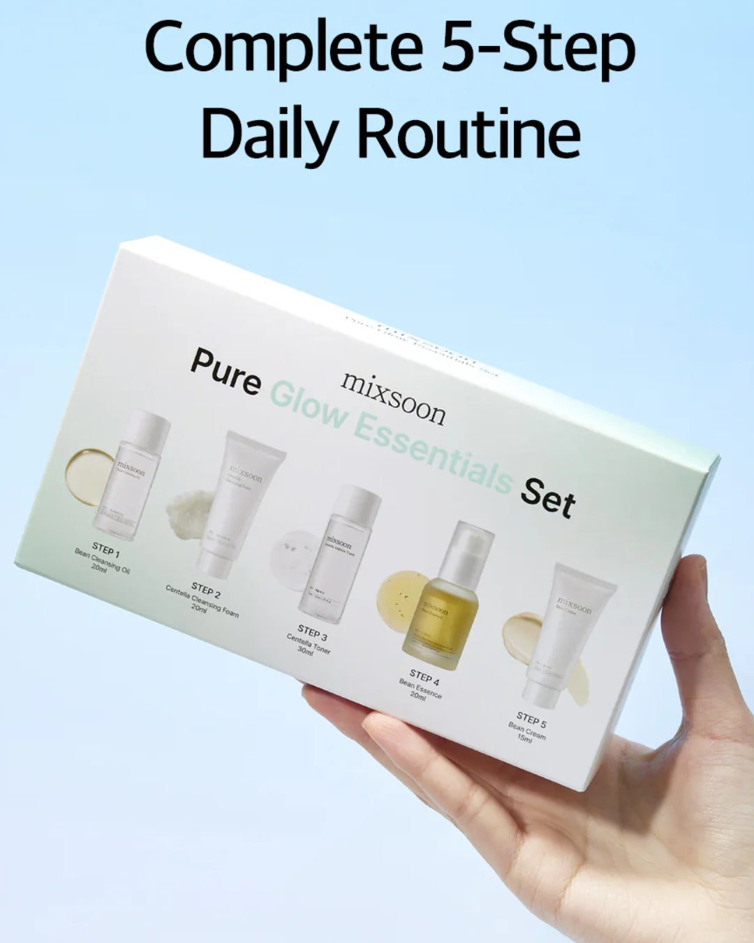 Mixsoon Pure Glow Essentials Set – Mejora luminosidad – Dérmalux CR