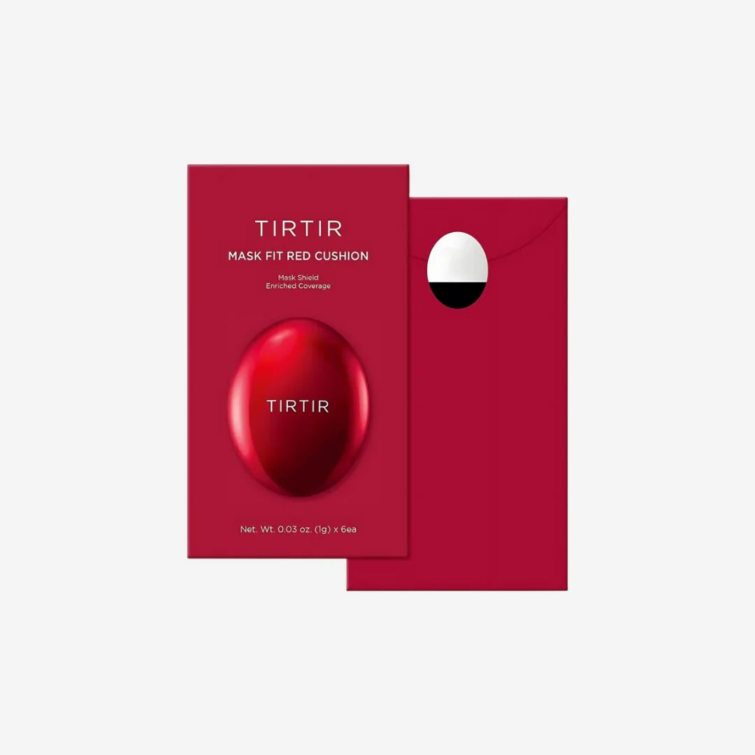 TIRTIR Mask Fit Red Cushion 6 Shade Trial Kit – Light Medium (21C–24W)